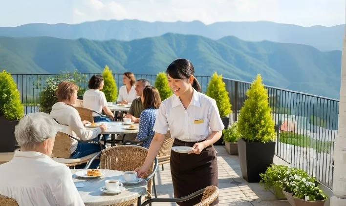 高原リゾートバイトでできる主な職種のイメージ