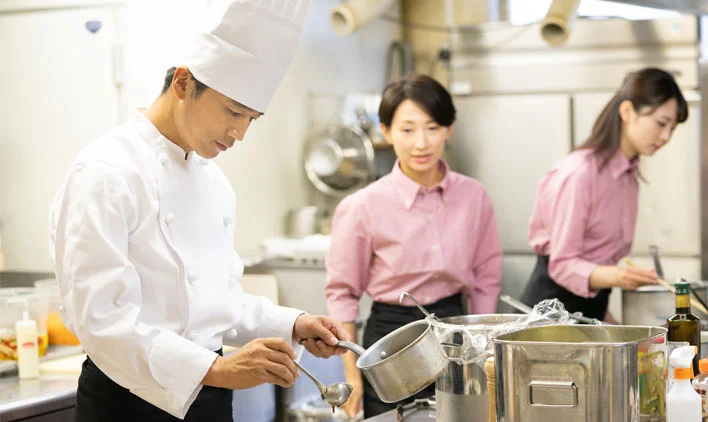 調理:経験に応じて時給もUPのイメージ