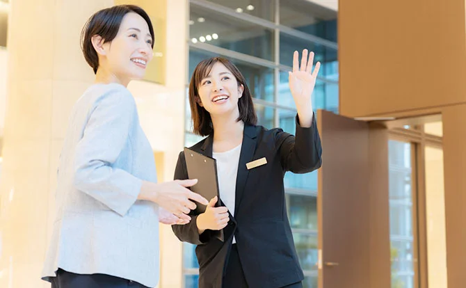 一流の“おもてなし”を学べる