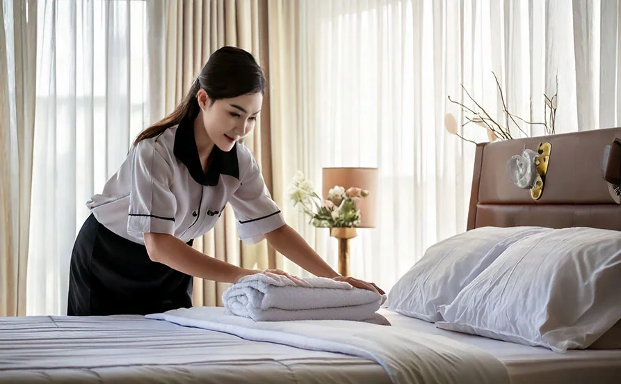 🔰未経験者歓迎／通しシフトで生活リズム安定◎ 満了率高めの大型リゾートホテル／沖縄離島☆宮古島