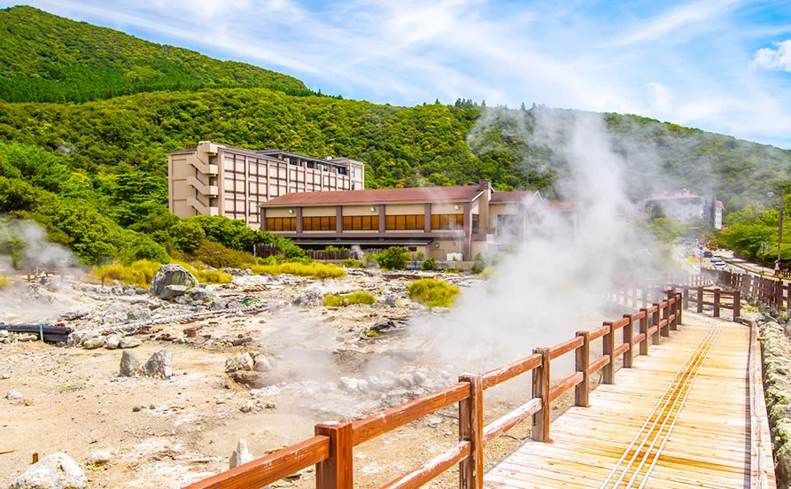 【雲仙普賢岳がそびえる雲仙温泉にあるホテル】毎日温泉に入れる！リゾートバイトの特権