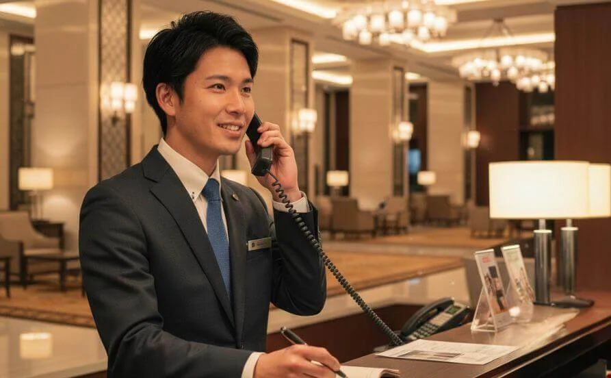 夜だけ働きたい方におすすめ！ナイトフロント募集♪毎日温泉入り放題！疲れもスッキリ✨住み込み寮はうれしい寮費無料！未経験からスタートもOK🔰